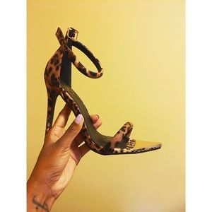 Missguided Cheetah Barely There Heels 👠✨✨✨